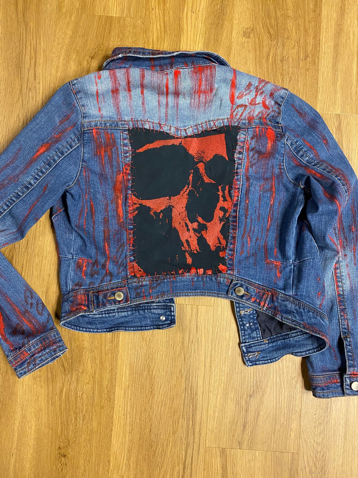 Purgatory Custom Clothing skull and leopard jacket