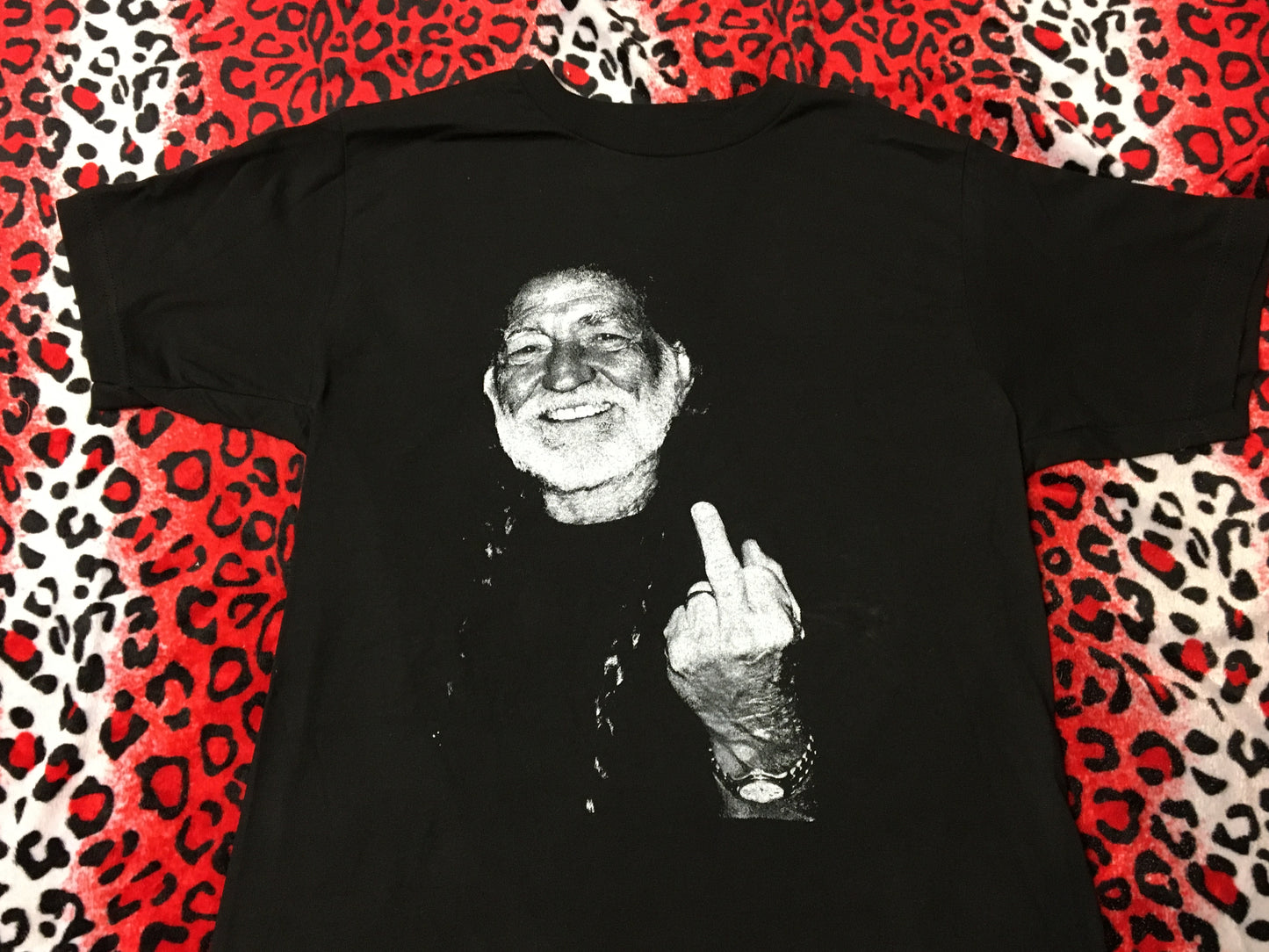Willie Nelson Finger T-Shirt