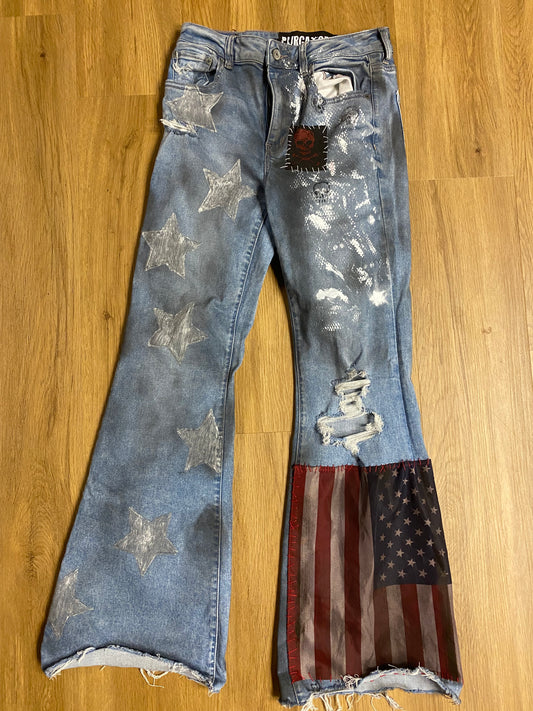 Purgatory Custom Clothing dirty America jeans