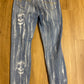 Purgatory Custom Clothing ripped skulls jeans